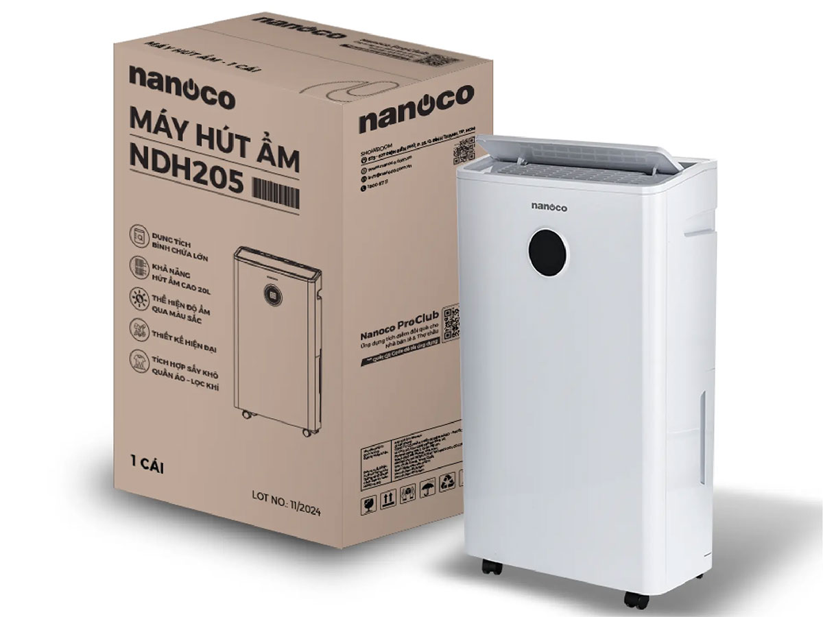 Máy hút ẩm Nanoco  