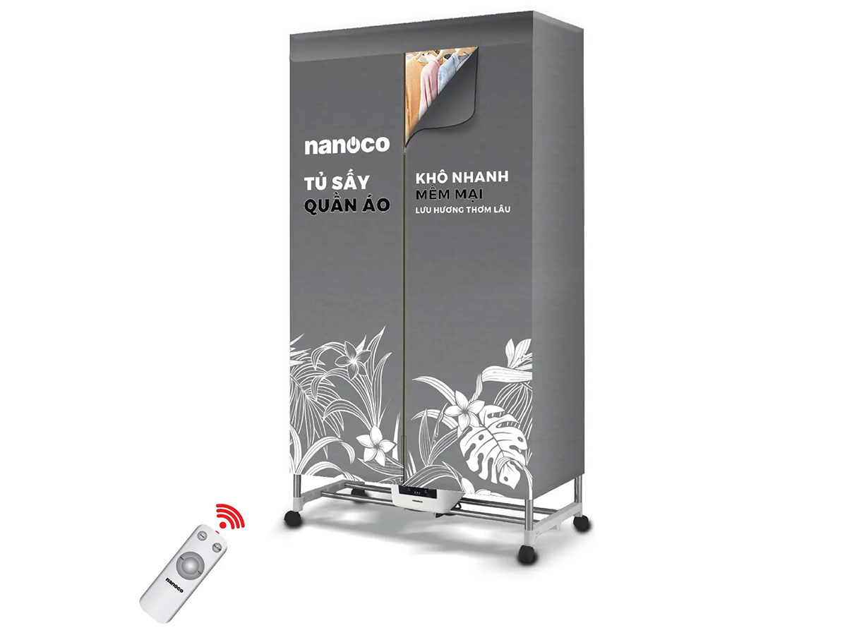 Tủ sấy quần áo Nanoco NCD2024RC