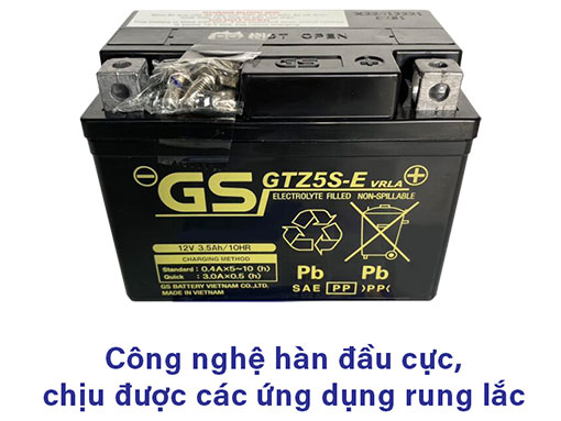 Ắc quy xe máy GS GTZ5S-E