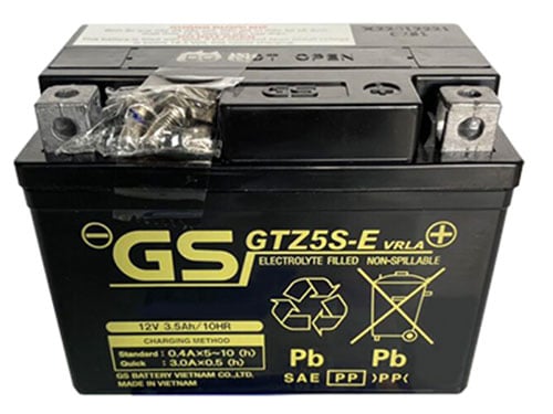 Ắc quy xe máy GS GTZ5S-E (12V - 3.5Ah)