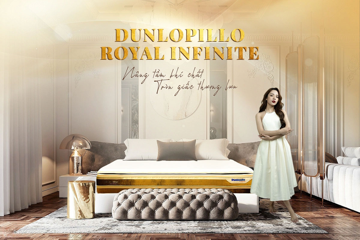 Đệm cao su Dunlopillo Royal Infinite