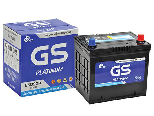 Ắc quy khô ô tô MF GS 55D23R (12V - 60AH, cọc phải)