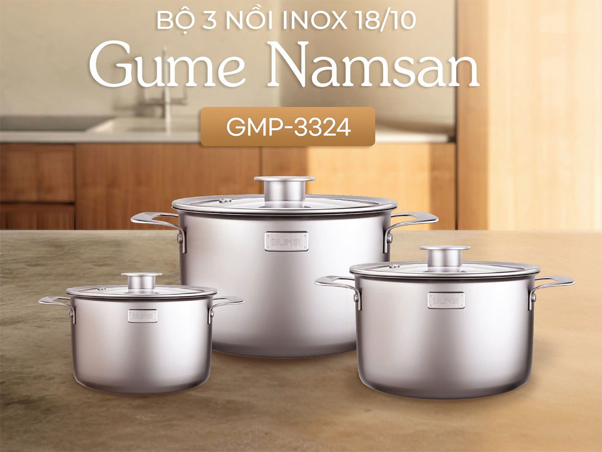 Bộ nồi Gume GMP-3324