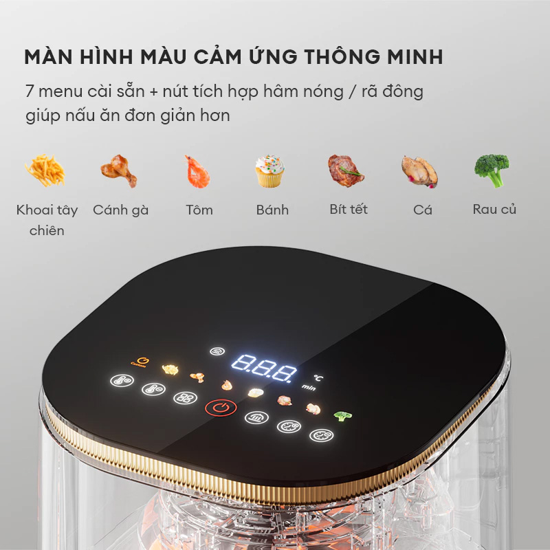 Nồi chiên Gaabor AF-45T01A 5L