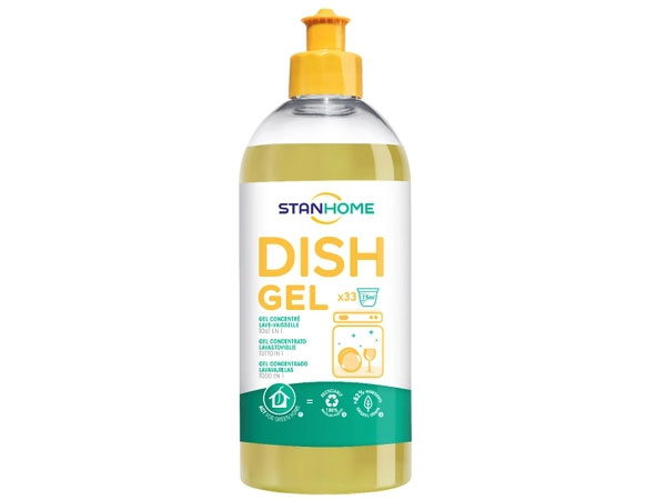 Gel rửa bát đậm đặc chuyên dụng cho máy rửa bát All in one Stanhome Dish gel 500ml (hương cam bưởi )