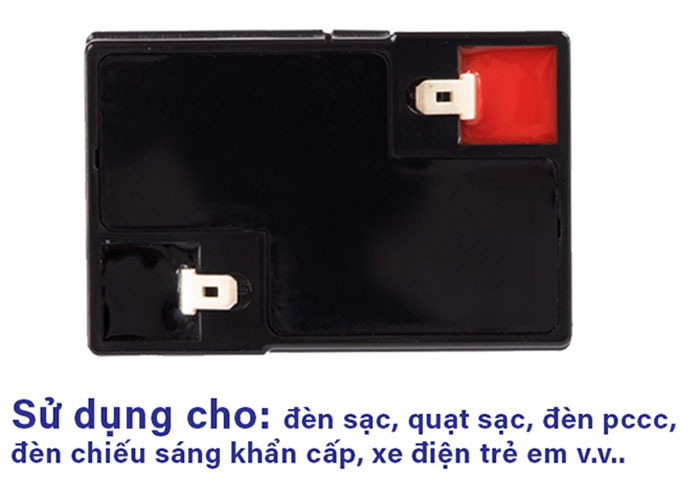 Ắc quy đèn sạc Đồng Nai JP PA6-4.5