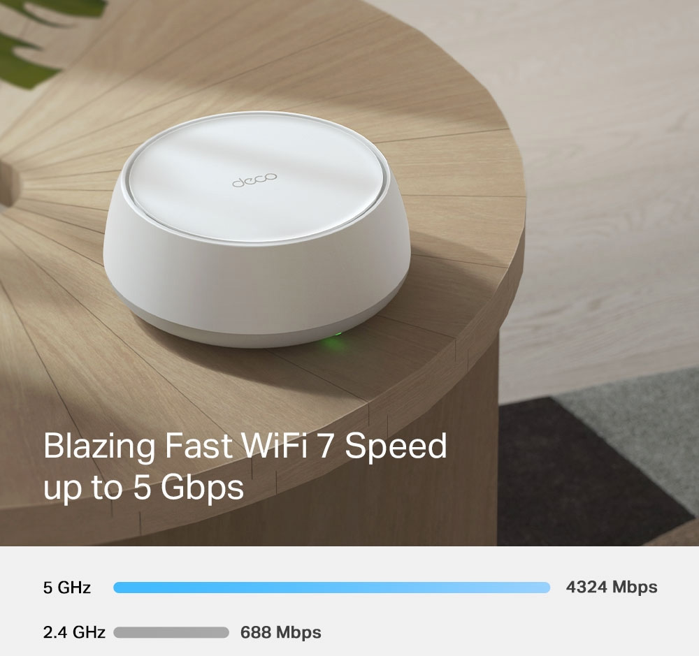 Hệ thống Mesh WiFi 7 BE5000 TP-Link Deco BE25