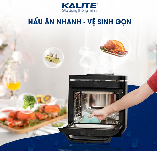 Kalite Steam X có chức năng vệ sinh tiện lợi