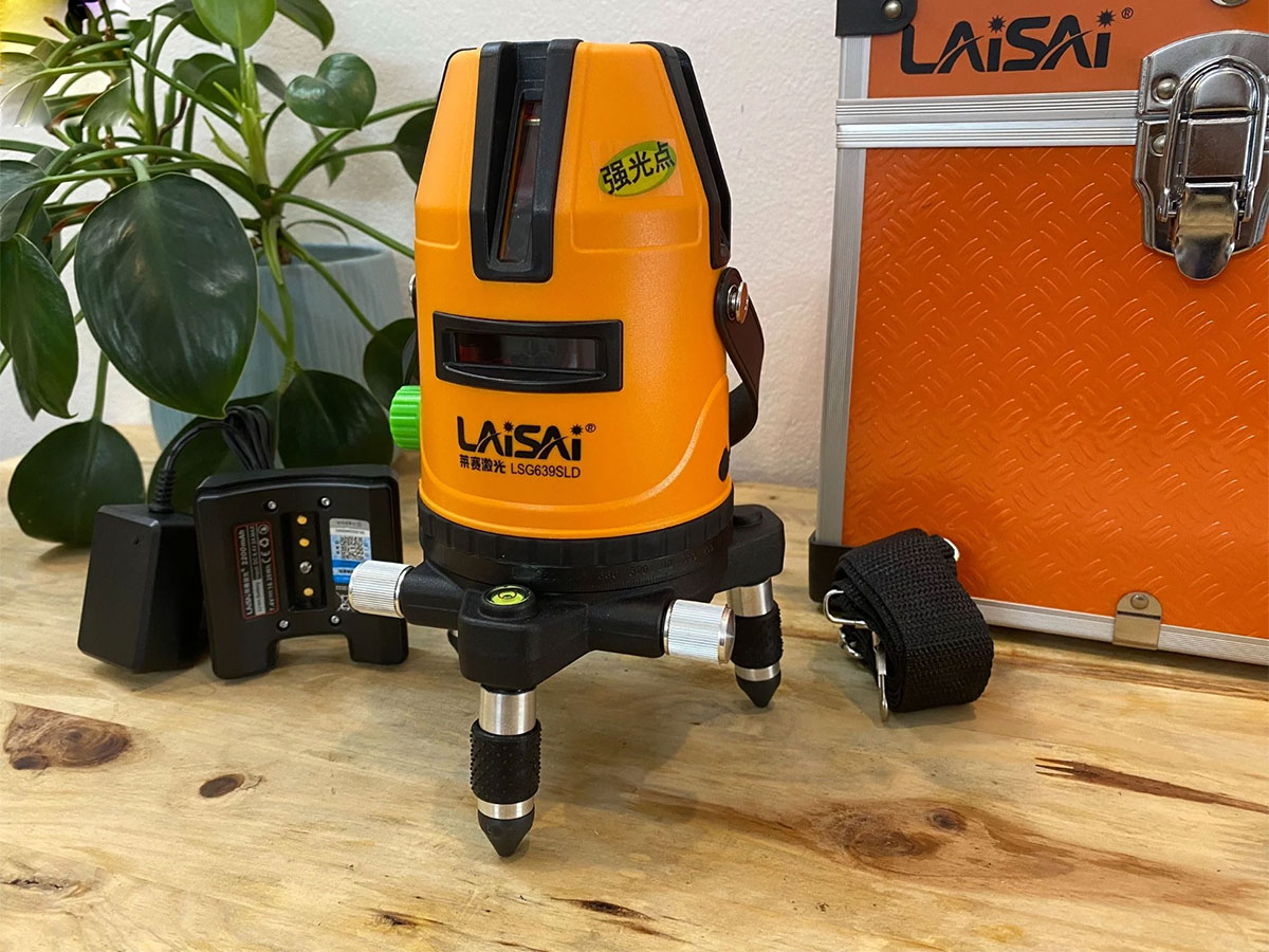 Máy cân mực Laser 5 tia xanh Laisai LSG639SLD