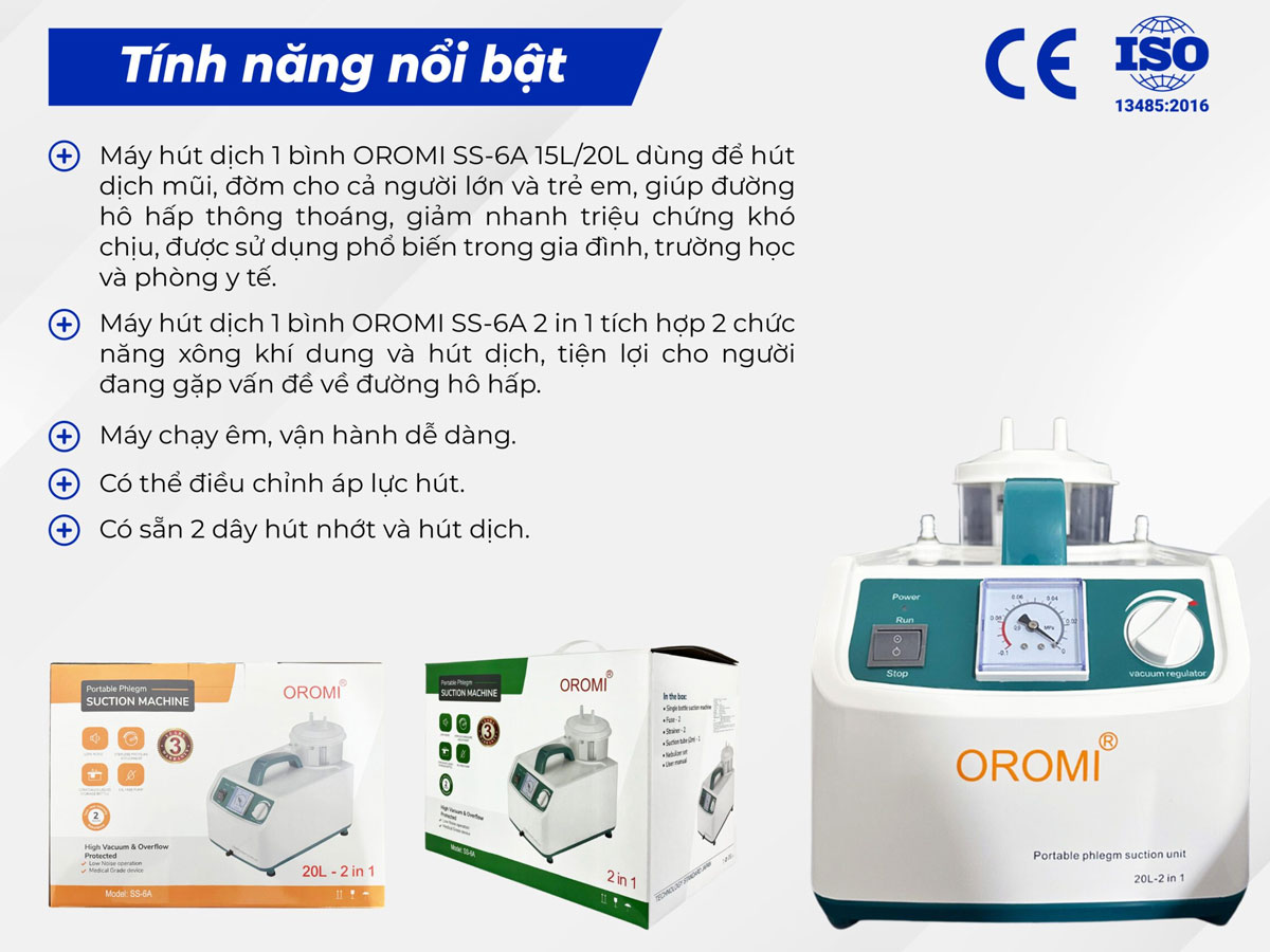 Máy hút dịch 1 bình 