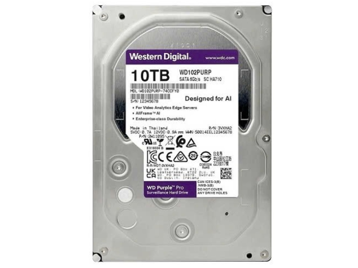 Ổ cứng giám sát 10TB WD Purple WD102PURP