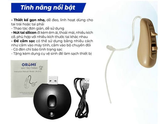 Máy trợ thính gài tai 