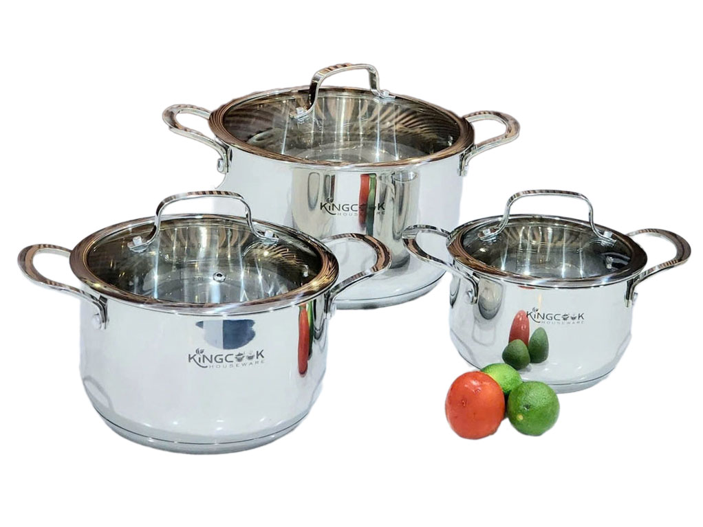 Bộ nồi inox 5 đáy KingcooK KPS1750