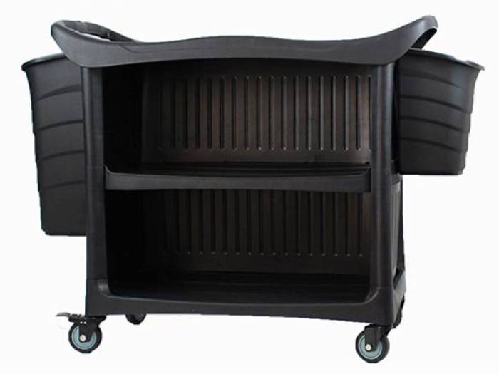 Xe dọn phòng khách sạn có bánh xe di chuyển Xe dọn phòng khách sạn