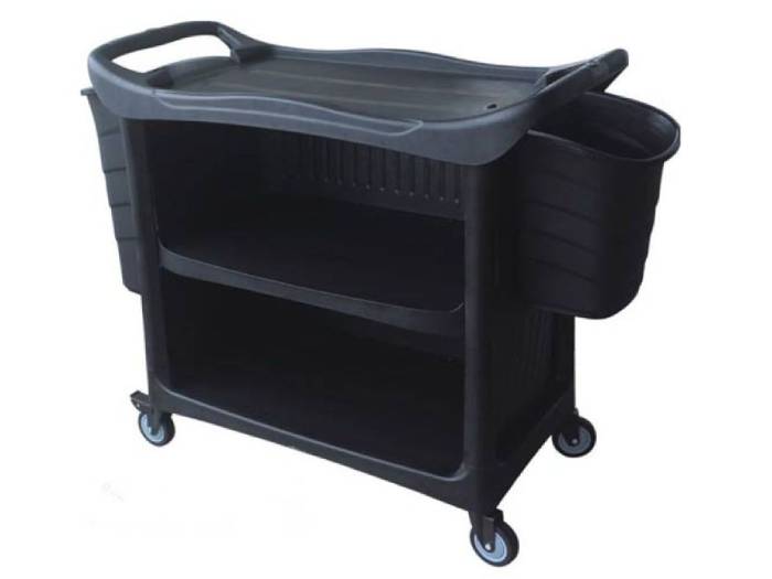 Xe đẩy 3 tầng đa năng khung nhựa HT08179C Xe đẩy 3 tầng đa năng khung nhựa HT08179C