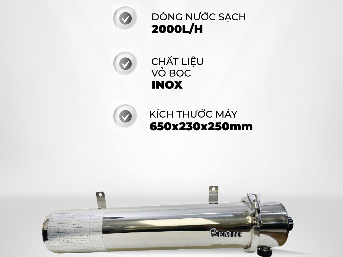 Bộ lọc phèn P-emic P-UFO-2000JK