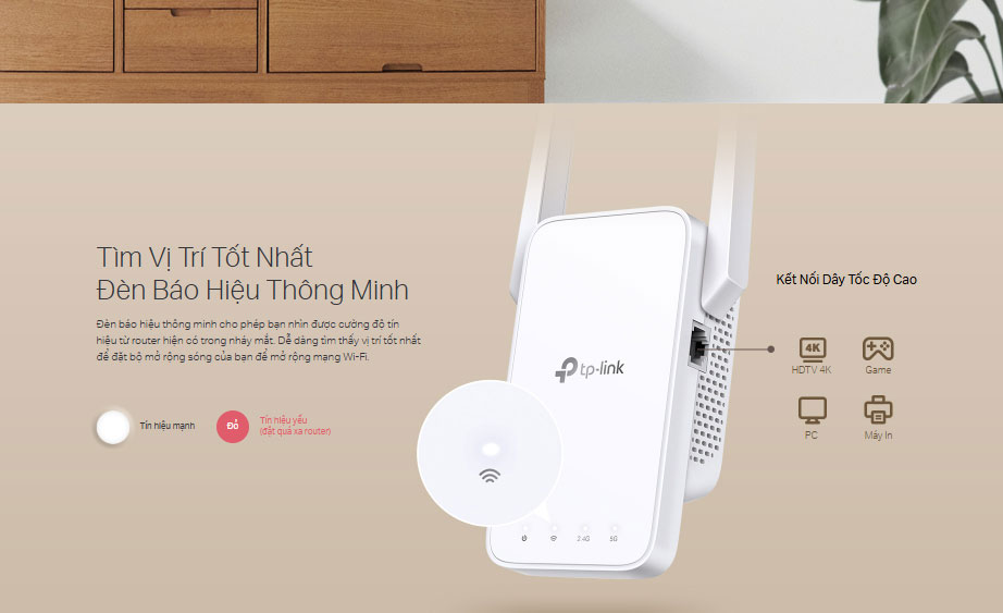 Bộ mở rộng sóng Wifi TP-Link RE315