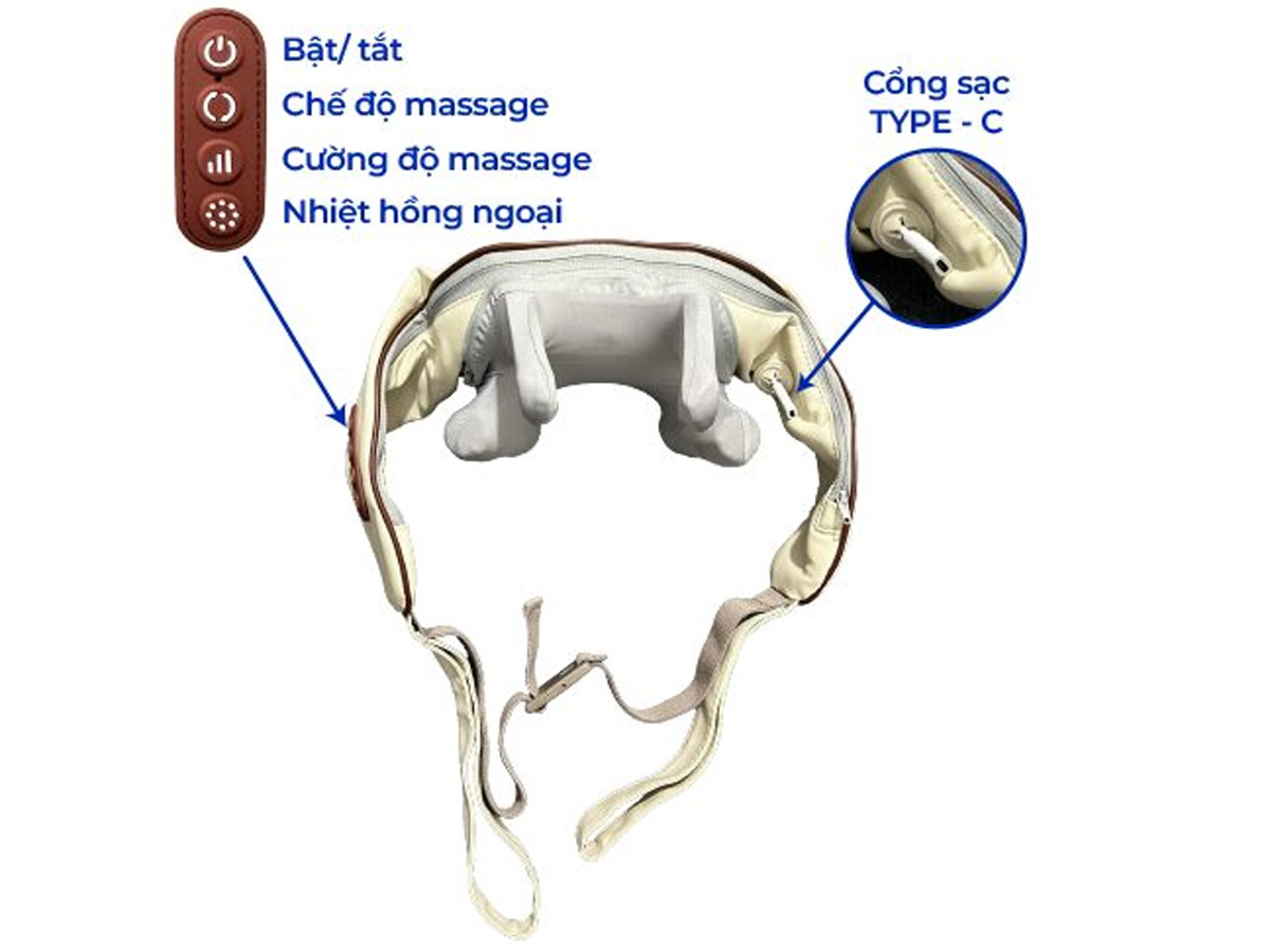 Máy massage cổ vai gáy Oromi ORM-KW125