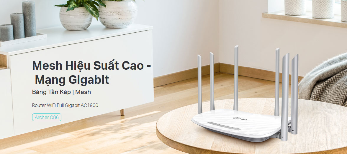 Router Wifi MU-MIMO AC1900 TP-Link Archer C86