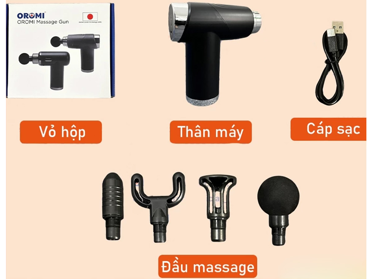 Súng massage cầm tay mini Oromi ORM-J11A