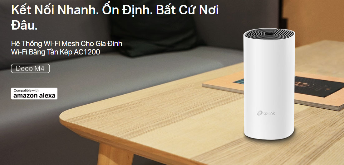 Hệ thống Wifi Mesh AC1200 TP-Link Deco M4