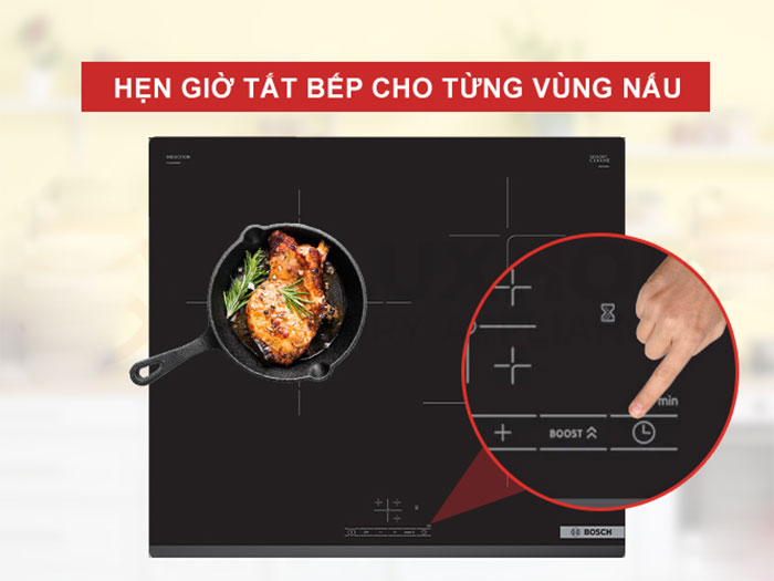 Bếp từ 3 vùng nấu