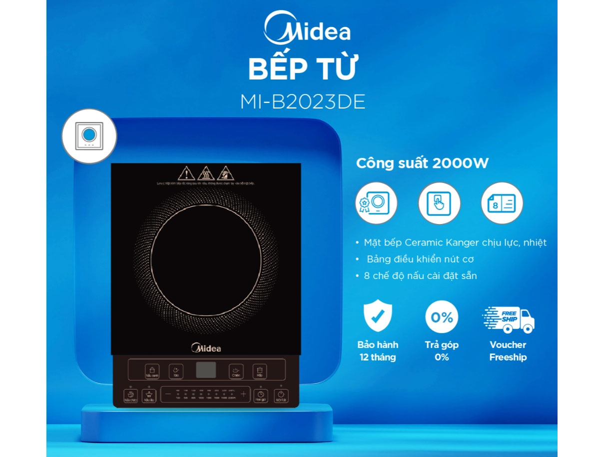 Bếp điện từ Midea MI-B2023DE