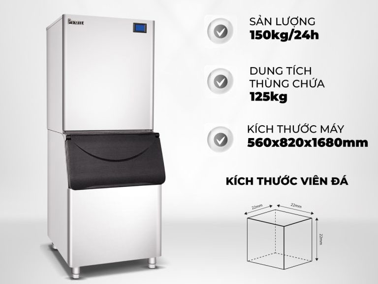 Máy làm đá viên P-Emic PD-150 