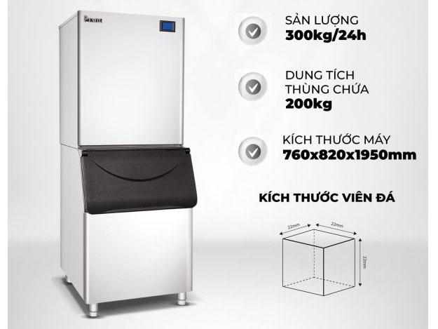 Máy làm đá viên P-Emic PD-300 