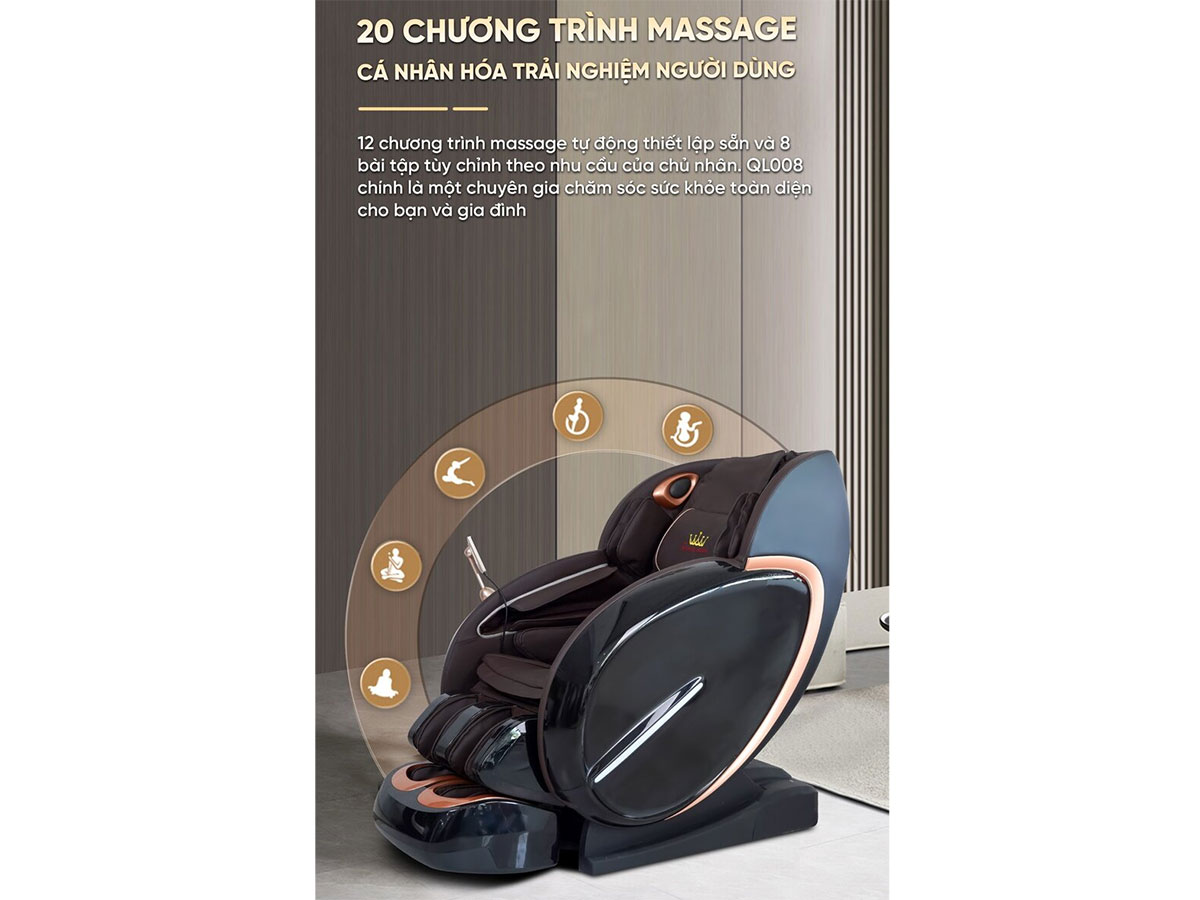 Ghế massage Queen Crown QL 008