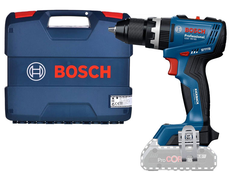 Máy khoan động lực dùng pin 18V Bosch GSB 18V-65 Solo - 06019N31K2 (Chưa pin và sạc)