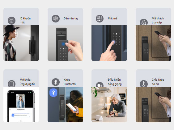 Khóa cửa khuôn mặt thông minh  