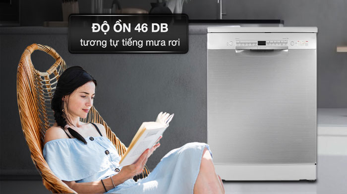 Máy rửa bát Bosch SMS2HAI12E vận hành êm ái