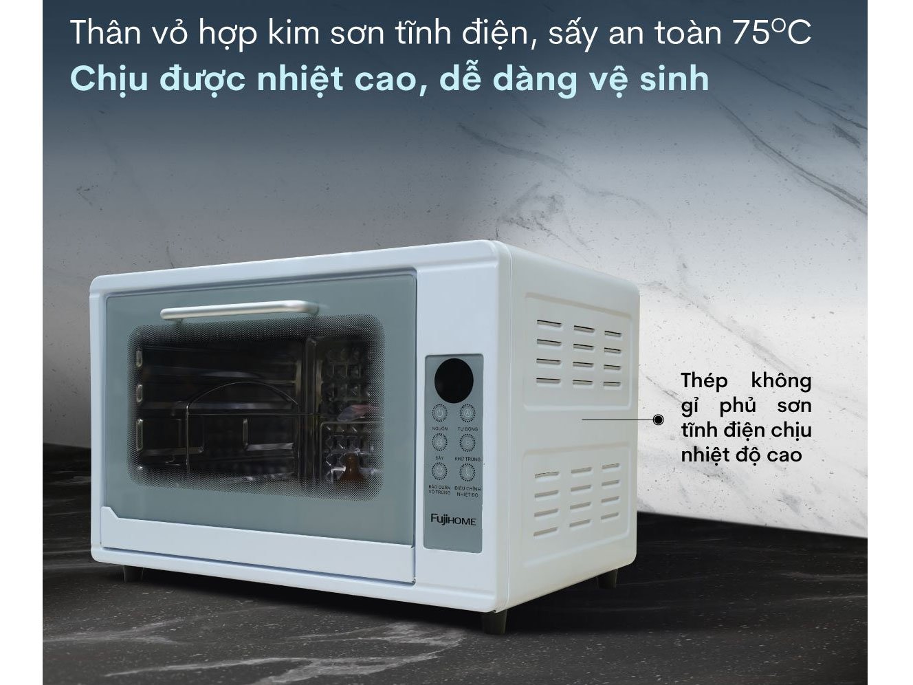 Tủ sấy tiệt trùng đa năng Fujihome DD38