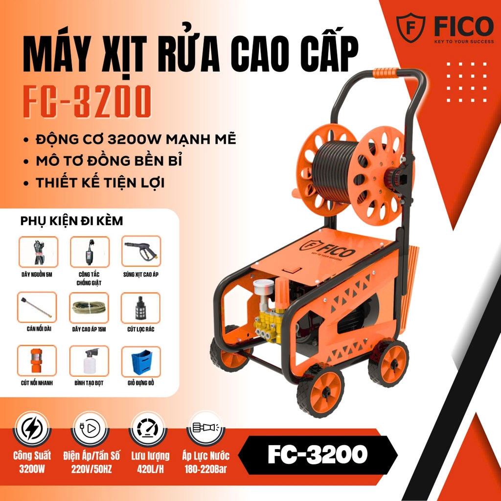 Máy rửa xe Fico FC-3200