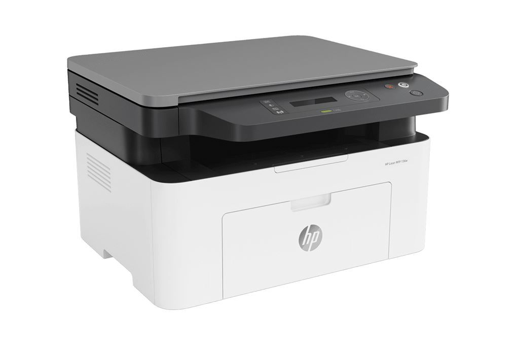 Máy in laser trắng đen đa năng HP LaserJet MFP 136w Wifi (4ZB86A)