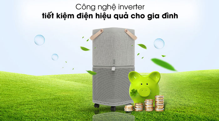 Máy lọc không khí Electrolux PA91-406GY ứng dụng công nghệ Inverter tiết kiệm điện