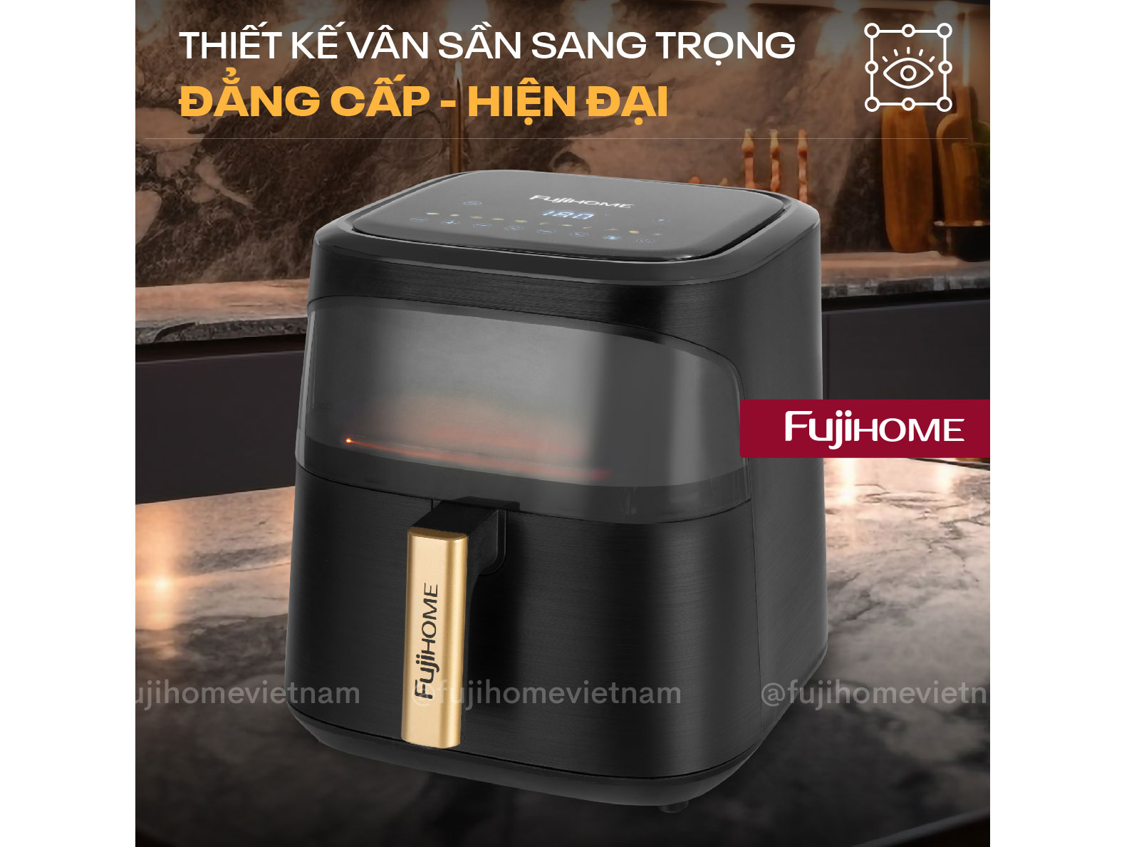 Nồi chiên không dầu Fujihome