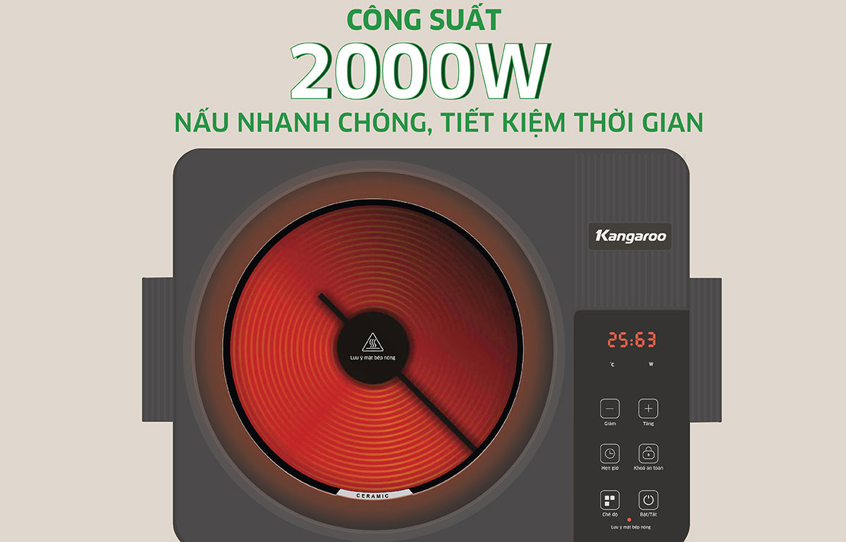 Bếp hồng ngoại Kangaroo KG20IFT2