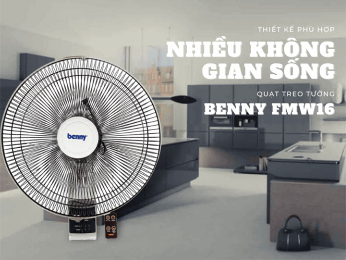 Quạt treo tường Benny FMW16