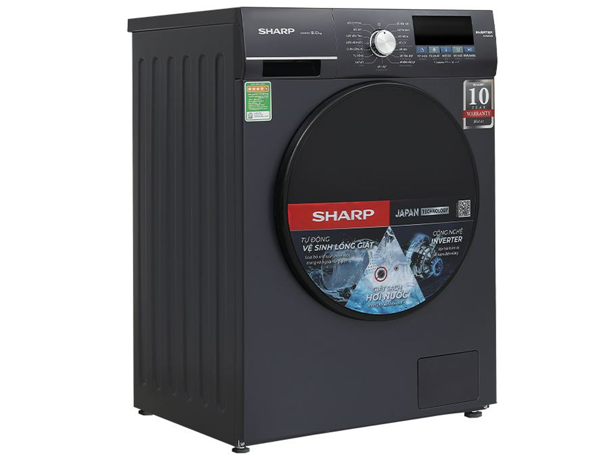 Máy giặt Sharp Inverter 9kg ES-FM90CB-SB