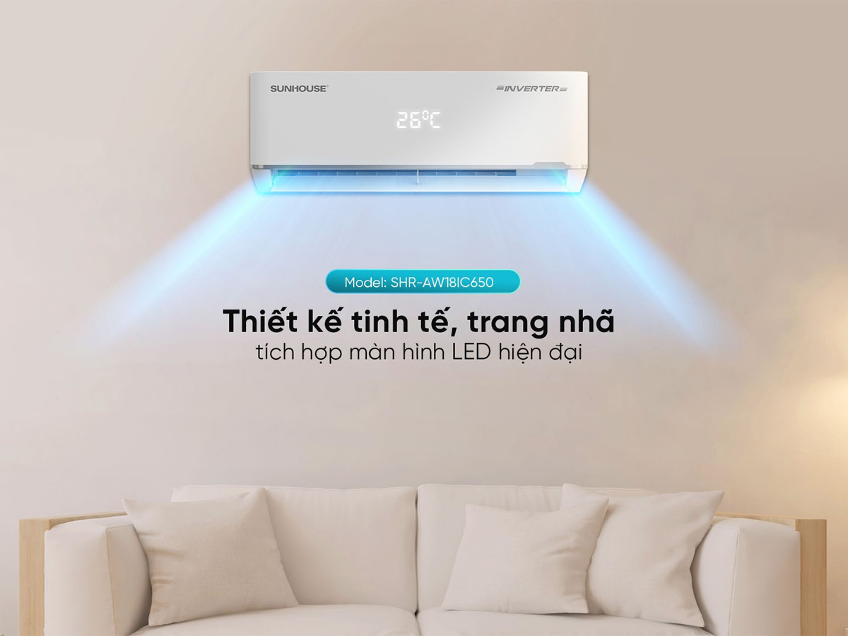  Máy lạnh Sunhouse Inverter 2HP SHR-AW18IC650