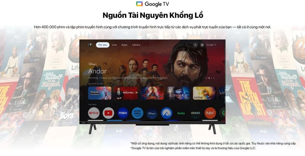 Google Tivi Skyworth 4K 50 inch 50G6500G