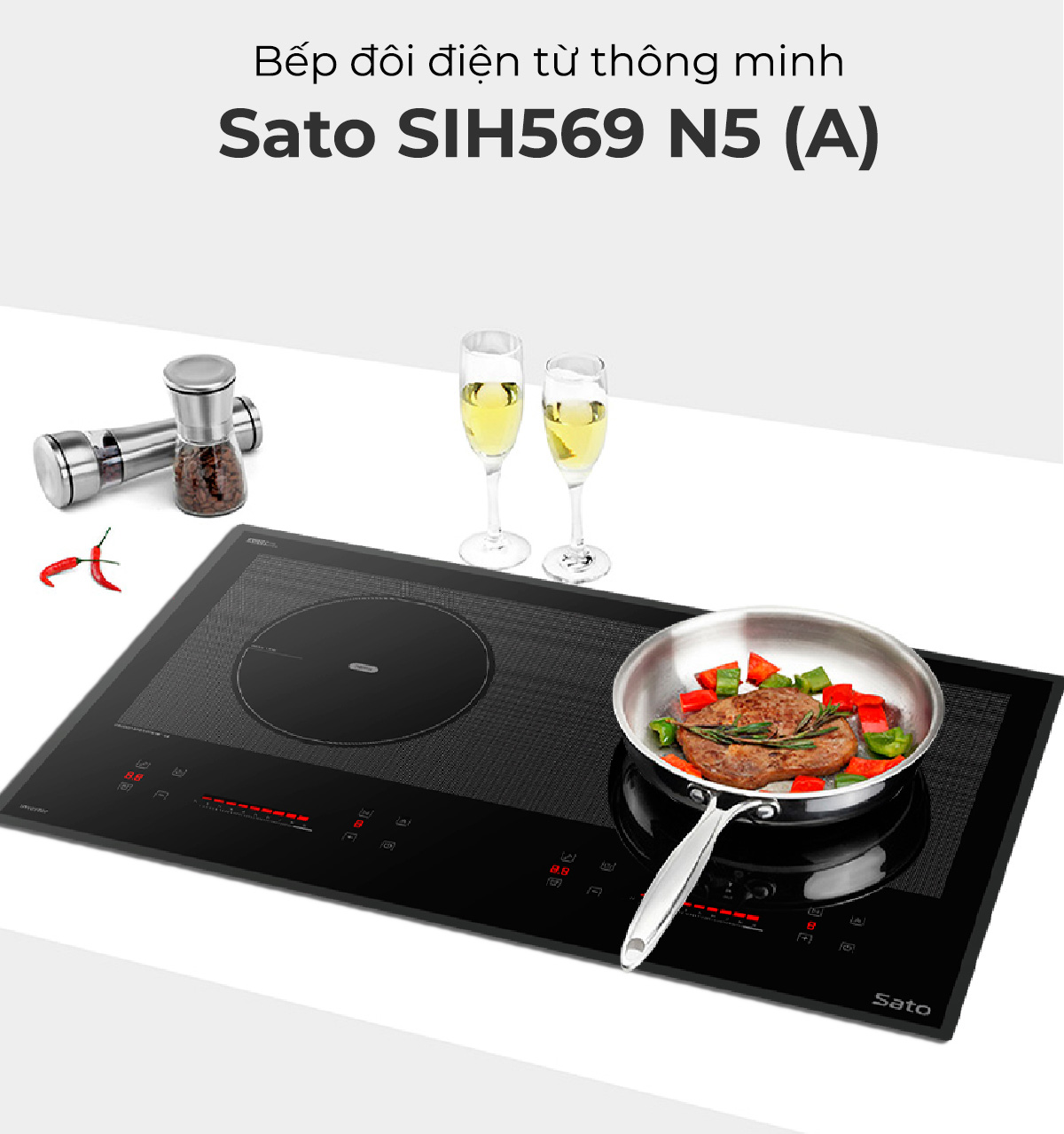 Bếp điện từ thông minh Sato SIH569