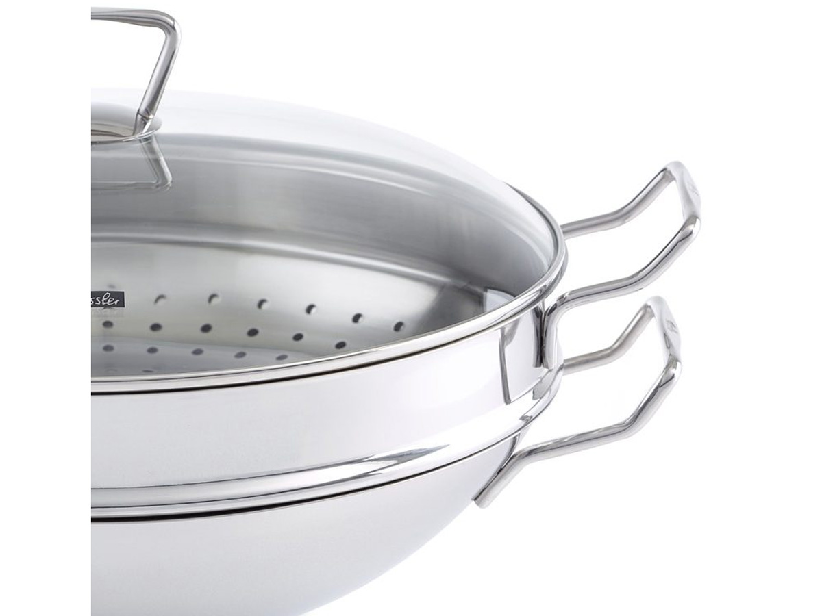 Bộ nồi lẩu, xửng hấp Fissler Nanjing 36cm