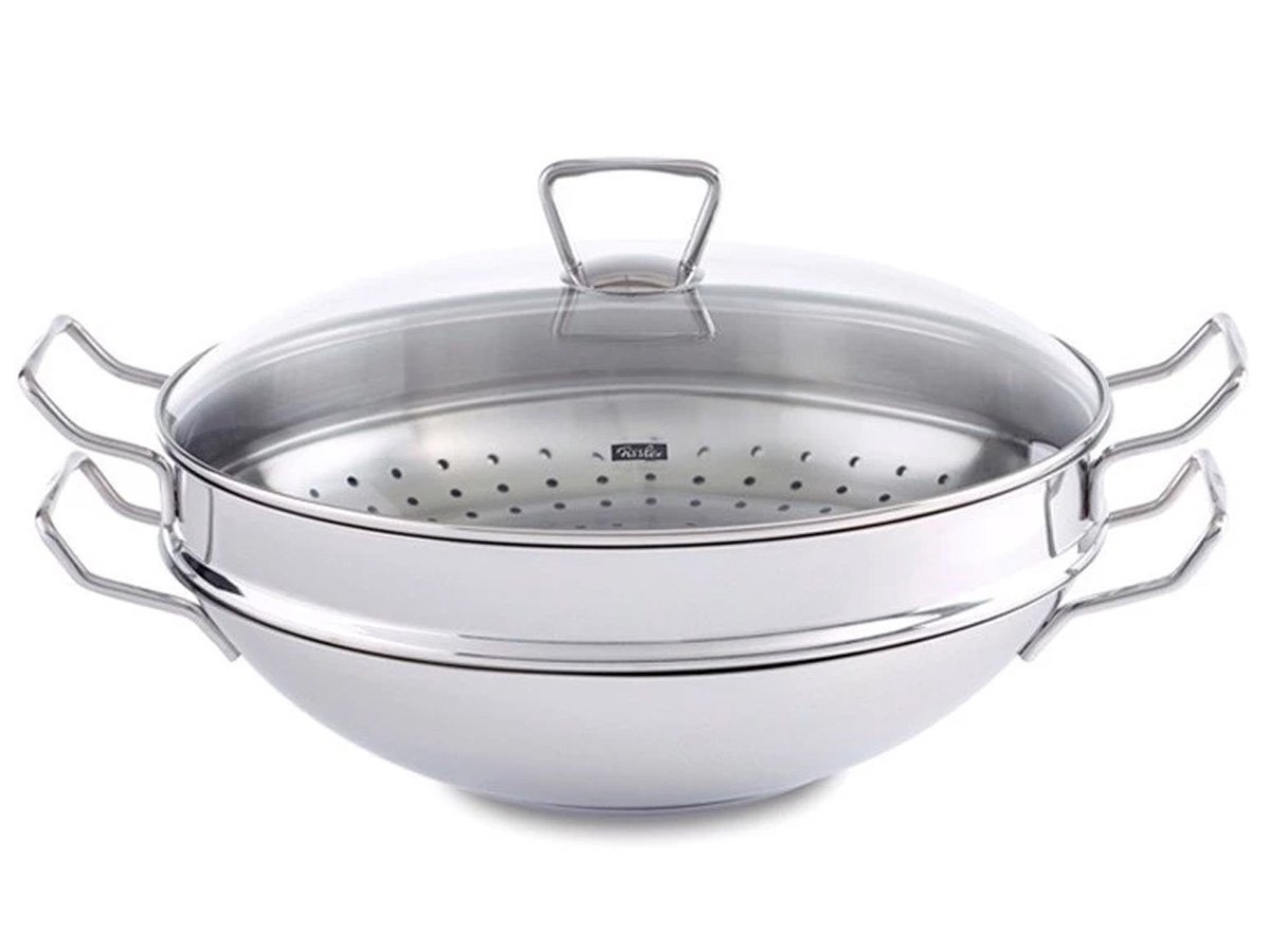 Bộ nồi lẩu, xửng hấp Fissler Nanjing 36cm