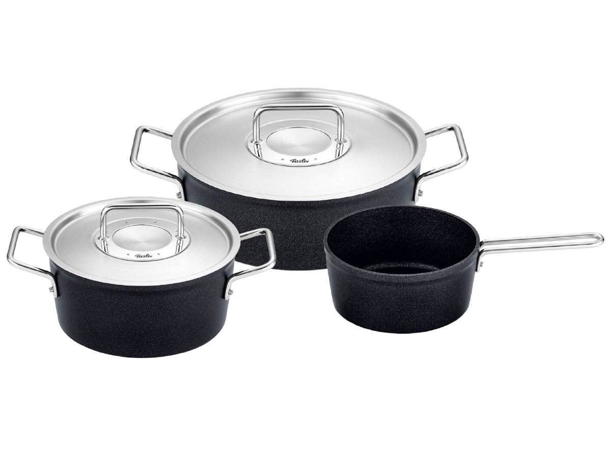 Bộ nồi Fissler Adamant 3 món nắp inox có quánh