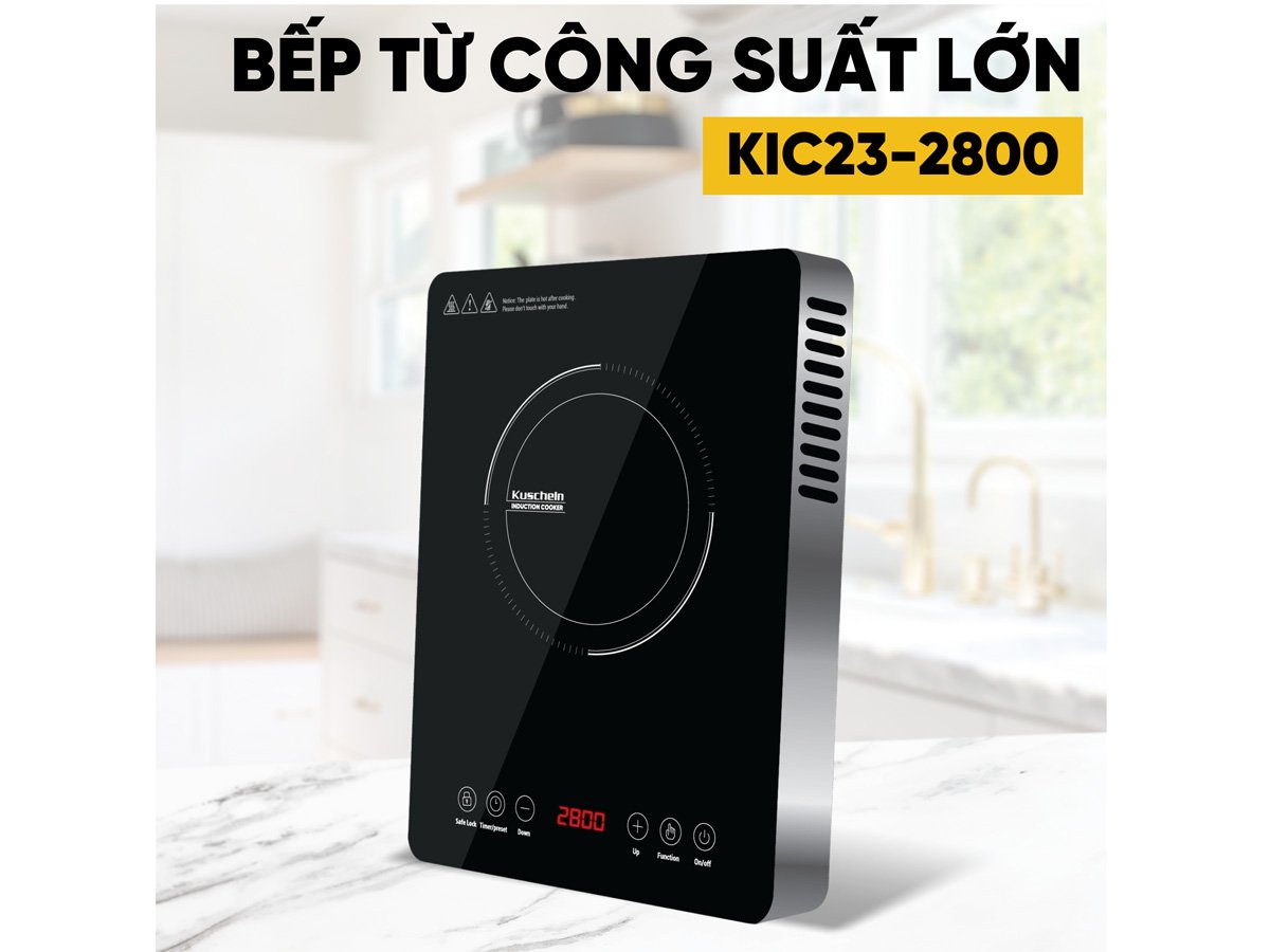 Bếp từ công suất lớn Kuscheln KIC23-2800