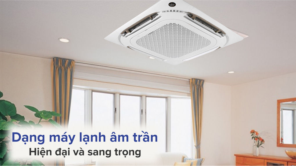 Điều hòa âm trần Midea 18.000BTU 1 chiều inverter MCD1-18CRDN8 thiết kế hiện đại, sang trọng