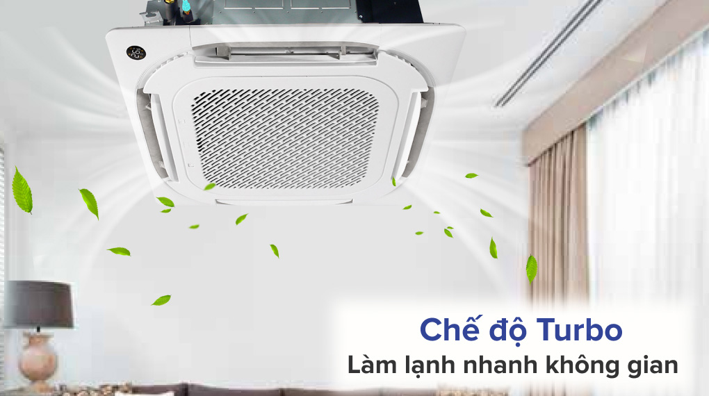 Chế độ làm lạnh nhanh Turbo trên điều hòa Midea MCD1-18CRDN8
